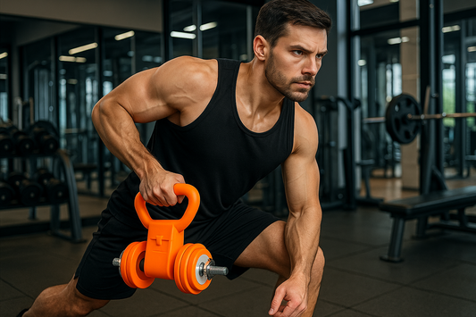 GRIPFORGE Adjustable Kettle Grip – Turn Any Dumbbell Into a Kettlebell Instantly!