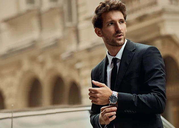 Collection of different watch styles including sporty chronograph, dress watch, and casual timepieces for various personalities and lifestyles