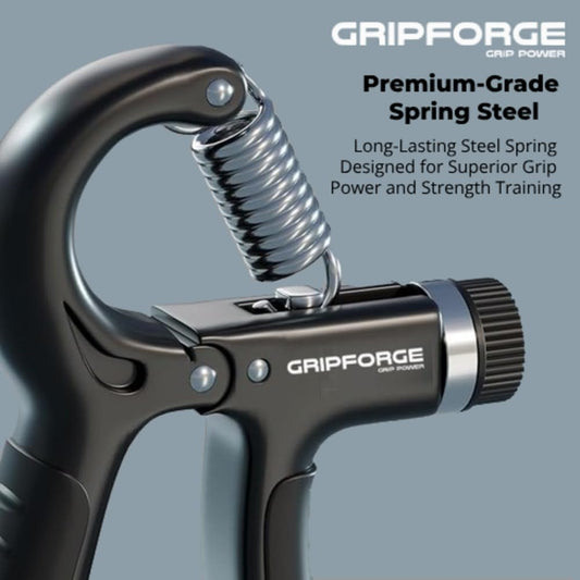 GRIPFORGE Adjustable Hand Gripper – Build Grip Power, Wrist Strength & Finger Control Anywhere, Anytime!