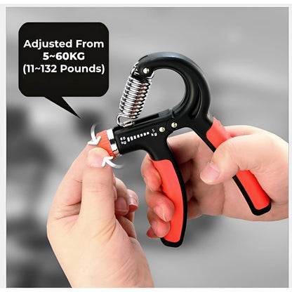 GRIPFORGE Adjustable Hand Gripper – Build Grip Power, Wrist Strength & Finger Control Anywhere, Anytime!