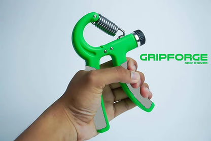 GRIPFORGE Adjustable Hand Gripper – Build Grip Power, Wrist Strength & Finger Control Anywhere, Anytime!