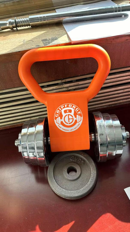 GRIPFORGE Adjustable Kettle Grip – Turn Any Dumbbell Into a Kettlebell Instantly!