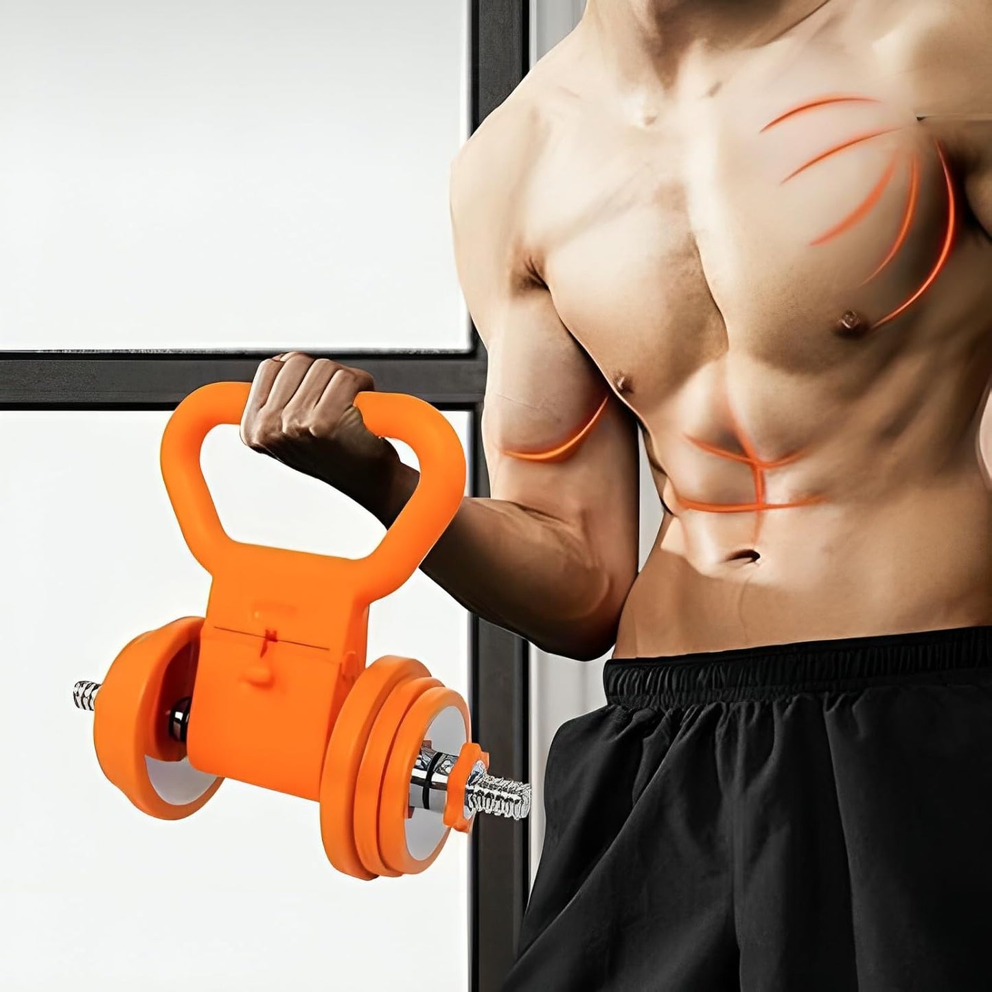 GRIPFORGE Adjustable Kettle Grip – Turn Any Dumbbell Into a Kettlebell Instantly!