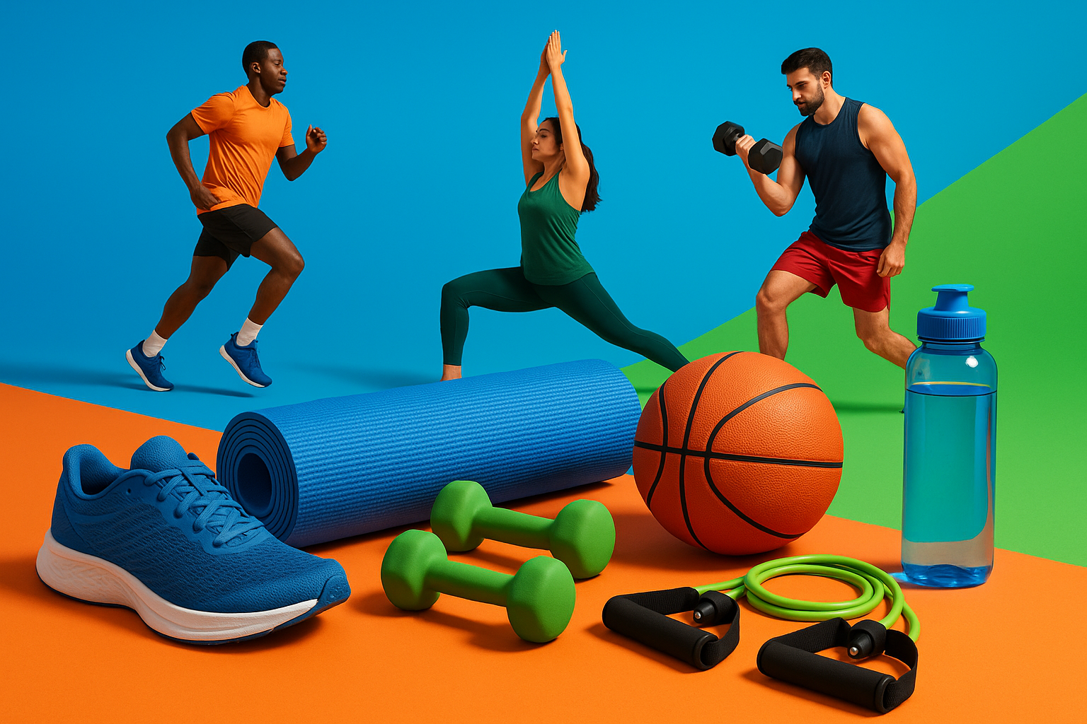 Create image for the sports & fitness category